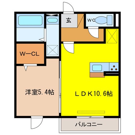 マシェリS　Ⅲの物件間取画像